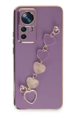 Newface Xiaomi Mi 12T Pro Kılıf Esila Silikon - Mor