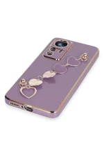 Newface Xiaomi Mi 12T Pro Kılıf Esila Silikon - Mor - Görsel 4