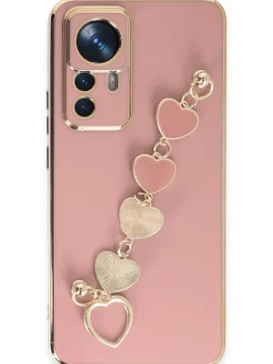 Newface Xiaomi Mi 12T Pro Kılıf Esila Silikon - Pudra