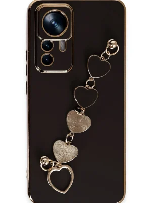 Newface Xiaomi Mi 12T Pro Kılıf Esila Silikon - Siyah