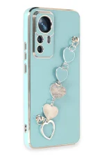 Newface Xiaomi Mi 12T Pro Kılıf Esila Silikon - Su Yeşili - Görsel 2