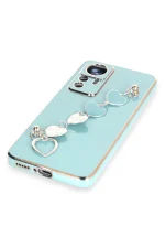 Newface Xiaomi Mi 12T Pro Kılıf Esila Silikon - Su Yeşili - Görsel 4