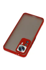 Newface Xiaomi Mi 12T Pro Kılıf Montreal Silikon Kapak - Kırmızı - Görsel 3