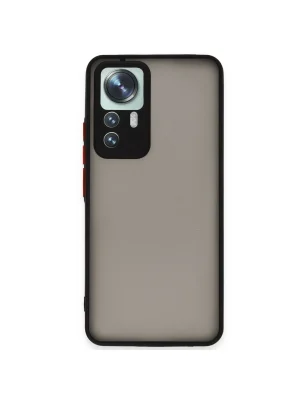 Newface Xiaomi Mi 12T Pro Kılıf Montreal Silikon Kapak - Siyah