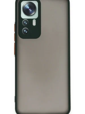 Newface Xiaomi Mi 12T Pro Kılıf Montreal Silikon Kapak - Yeşil