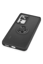 Newface Xiaomi Mi 12T Pro Kılıf Montreal Yüzüklü Silikon Kapak - Siyah - Görsel 5