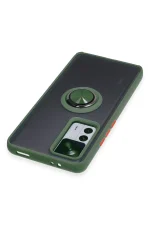 Newface Xiaomi Mi 12T Pro Kılıf Montreal Yüzüklü Silikon Kapak - Yeşil - Görsel 4