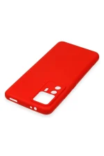 Newface Xiaomi Mi 12T Pro Kılıf Nano içi Kadife Silikon - Kırmızı - Görsel 4