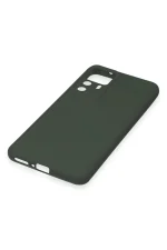 Newface Xiaomi Mi 12T Pro Kılıf Nano içi Kadife Silikon - Koyu Yeşil - Görsel 5