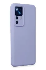 Newface Xiaomi Mi 12T Pro Kılıf Nano içi Kadife Silikon - Lila - Görsel 2