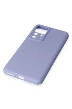 Newface Xiaomi Mi 12T Pro Kılıf Nano içi Kadife Silikon - Lila - Görsel 5