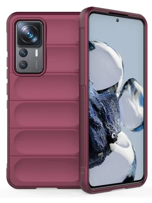 Newface Xiaomi Mi 12T Pro Kılıf Optimum Silikon - Bordo