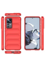 Newface Xiaomi Mi 12T Pro Kılıf Optimum Silikon - Kırmızı - Görsel 3