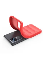 Newface Xiaomi Mi 12T Pro Kılıf Optimum Silikon - Kırmızı - Görsel 4