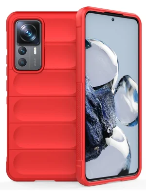 Newface Xiaomi Mi 12T Pro Kılıf Optimum Silikon - Kırmızı