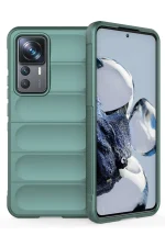 Newface Xiaomi Mi 12T Pro Kılıf Optimum Silikon - Koyu Yeşil