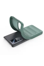 Newface Xiaomi Mi 12T Pro Kılıf Optimum Silikon - Koyu Yeşil - Görsel 4