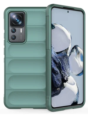 Newface Xiaomi Mi 12T Pro Kılıf Optimum Silikon - Koyu Yeşil