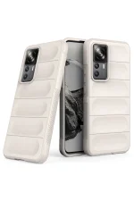 Newface Xiaomi Mi 12T Pro Kılıf Optimum Silikon - Krem - Görsel 2