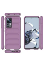 Newface Xiaomi Mi 12T Pro Kılıf Optimum Silikon - Mor - Görsel 3