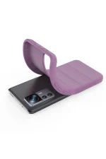 Newface Xiaomi Mi 12T Pro Kılıf Optimum Silikon - Mor - Görsel 4