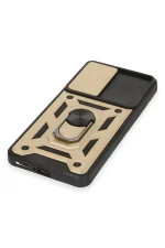 Newface Xiaomi Mi 12T Pro Kılıf Pars Lens Yüzüklü Silikon - Gold - Görsel 5