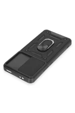 Newface Xiaomi Mi 12T Pro Kılıf Pars Lens Yüzüklü Silikon - Siyah - Görsel 4