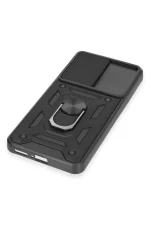 Newface Xiaomi Mi 12T Pro Kılıf Pars Lens Yüzüklü Silikon - Siyah - Görsel 5