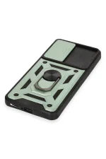 Newface Xiaomi Mi 12T Pro Kılıf Pars Lens Yüzüklü Silikon - Yeşil - Görsel 5