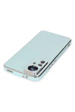 Newface Xiaomi Mi 12T Pro Kılıf Volet Silikon - Açık Yeşil - Görsel 4