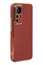 Newface Xiaomi Mi 12T Pro Kılıf Volet Silikon - Kırmızı