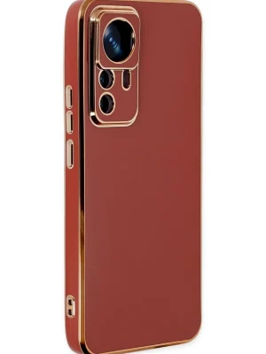 Newface Xiaomi Mi 12T Pro Kılıf Volet Silikon - Kırmızı