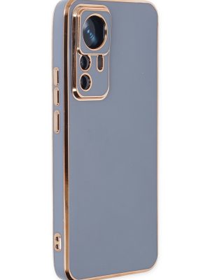 Newface Xiaomi Mi 12T Pro Kılıf Volet Silikon - Mavi