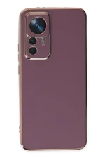 Newface Xiaomi Mi 12T Pro Kılıf Volet Silikon - Mor - Görsel 2