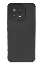 Newface Xiaomi Mi 13 Kılıf Loop Deri Silikon - Siyah