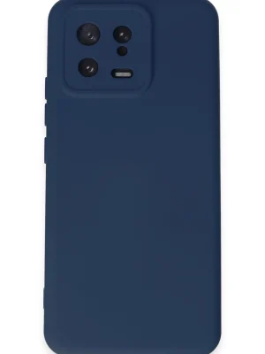 Newface Xiaomi Mi 13 Kılıf Nano içi Kadife Silikon - Lacivert