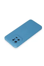 Newface Xiaomi Mi 13 Kılıf Nano içi Kadife Silikon - Mavi - Görsel 3