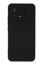 Newface Xiaomi Mi 13 Kılıf Nano içi Kadife Silikon - Siyah