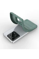 Newface Xiaomi Mi 13 Kılıf Optimum Silikon - Koyu Yeşil - Görsel 4