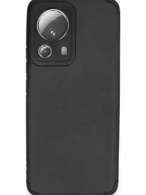 Newface Xiaomi Mi 13 Lite Kılıf Loop Deri Silikon - Siyah