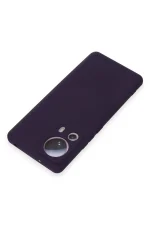 Newface Xiaomi Mi 13 Lite Kılıf Nano içi Kadife Silikon - Mor - Görsel 3