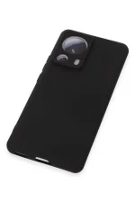 Newface Xiaomi Mi 13 Lite Kılıf Nano içi Kadife Silikon - Siyah - Görsel 4