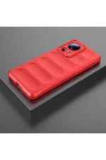 Newface Xiaomi Mi 13 Lite Kılıf Optimum Silikon - Kırmızı - Görsel 3