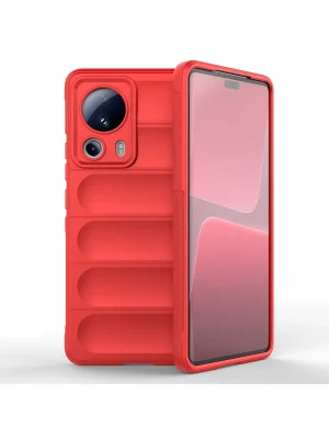 Newface Xiaomi Mi 13 Lite Kılıf Optimum Silikon - Kırmızı