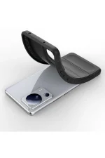 Newface Xiaomi Mi 13 Lite Kılıf Optimum Silikon - Siyah - Görsel 4