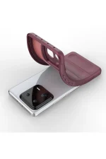 Newface Xiaomi Mi 13 Pro Kılıf Optimum Silikon - Bordo - Görsel 4