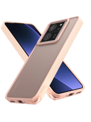 Newface Xiaomi Mi 13T Kılıf Elegant Kapak - Pudra