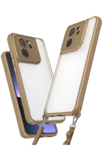 Newface Xiaomi Mi 13T Pro Kılıf Penta Silikon Kılıf - Çöl Titanyum