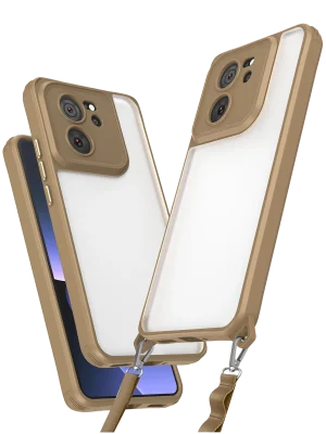 Newface Xiaomi Mi 13T Pro Kılıf Penta Silikon Kılıf - Çöl Titanyum