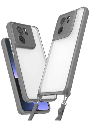 Newface Xiaomi Mi 13T Pro Kılıf Penta Silikon Kılıf - Titan Gri